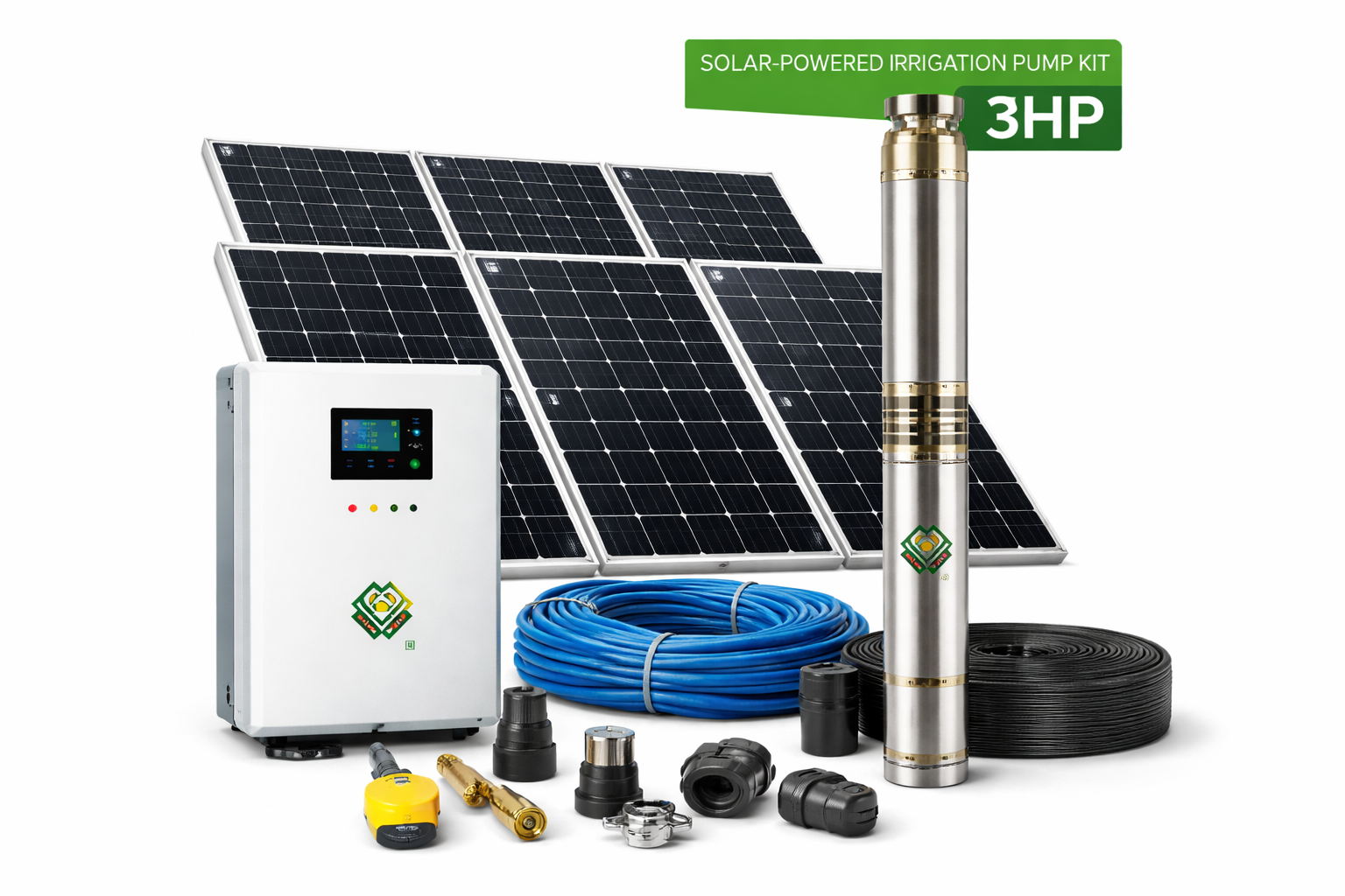 Solar-Powered Irrigation Pump Kit (3HP)